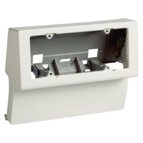 Scatola porta apparecchi universale 6 moduli linea tbn bianco sbni 6 bocchiotti w b03584