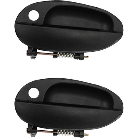 Juego de 2 manijas exteriores delanteras izquierdas para puertas Daewoo Matiz y Chevrolet Spark 1998 1999 2000 01 02 03 04 2005 (1/3)