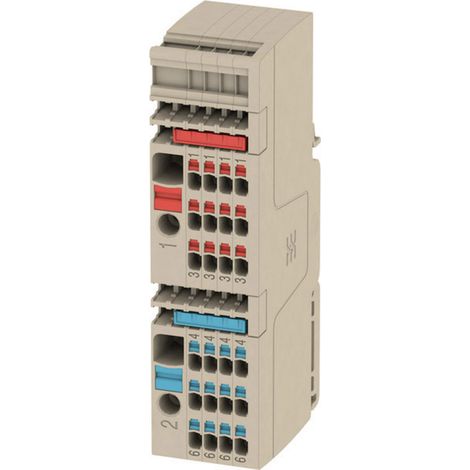 Weidmüller 2506090000 Verteiler-Reihenklemme Zugfeder Beige 1 St.