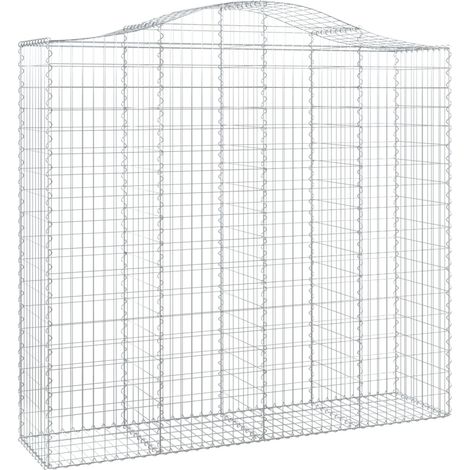 Maison Exclusive - Gabione mit Hochbogen 200x50x180/200 cm Verzin
