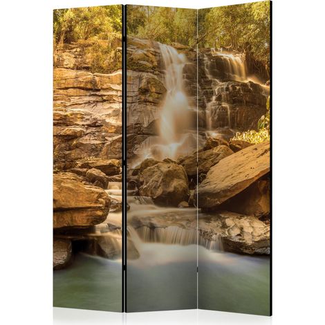 Paravento - Sunny Waterfall [Room Dividers] - 135x172 (1/4)