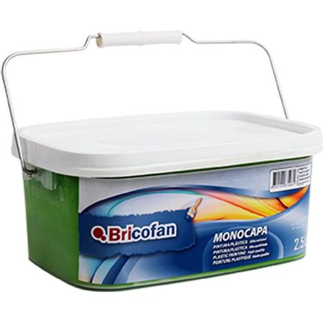 Pintura Plástica Monocapa Verde Yuca (2,5 Lt) (1/4)