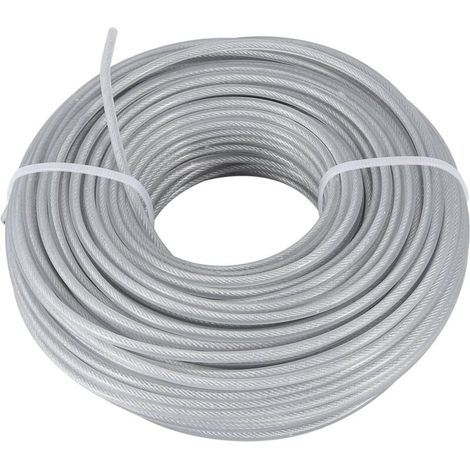 Cuerda para cortacésped de 40 metros - Cordón de nailon - Cabezal de corte - Hilo de corte - Cuerda para cortacésped - Accesorios para máquinas de corte (1/4)