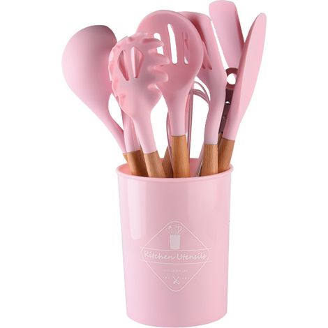 Set Ustensiles Cuisine - Spatules Silicone - Pour Poêles Antiadhésives - 6 Pièces (1/5)
