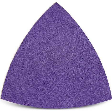 MENZER Titanium HD Carte abrasive velcrate, 82 mm, p. Levigatrici a delta, Miscela di ceramica (50 Pz.) G80