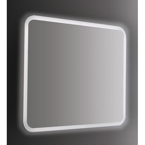 Specchio da Bagno Rettangolare Retroilluminato a Led 80x70 da Parete (1/4)