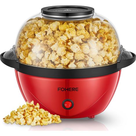 Machine à Pop Corn, Machine a Pop Corn 3,5 L Pour la Maison, Popcorn Machine électrique Avec Sucre et Huile, Revêtement Antiadhésif, Silencieuse et Rapide, Grand Couvercle Comme Bol de Service (1/5)