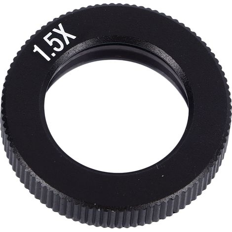 Objectif auxiliaire, lumière parallèle, monture C, microscope monoculaire, tube optique, oculaire 1,5X (1/5)