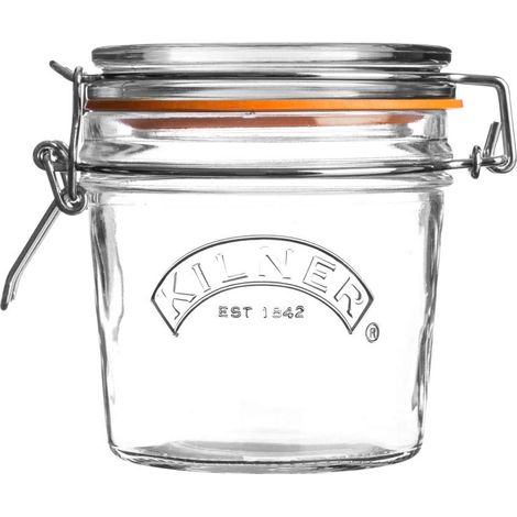 Kilner Barattolo di vetro per conserve, Trasparente, 350 ml (1/5)