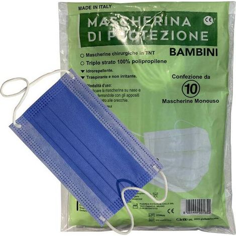 MASCHERINA CHIRURGICA BAMBINO PZ 10