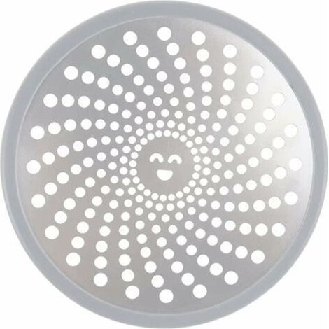 Drain Attrape Cheveux Filtre de Vidange Douche Bouchons de vidange en Acier Inoxydable de 11,3 cm Grille Douche Anti Cheveux pour Salle de Bain Cuisine Baignoire - Argent (1/4)