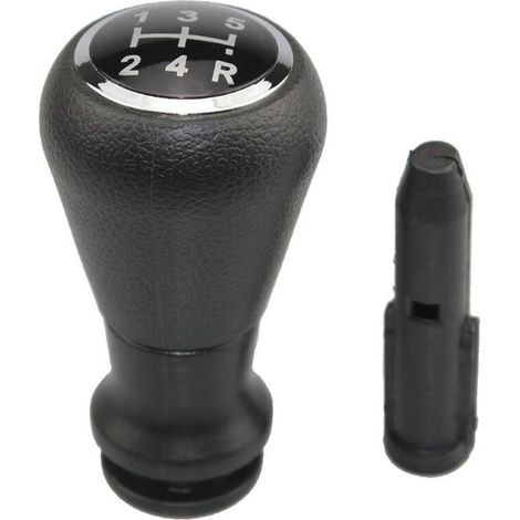 1 pommeau de levier de vitesses, noir, en plastique, pour Citroën Peugeot 206 207 307 308 (1/5)