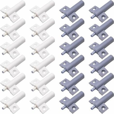 Kitchen Door Damper, 24 Pcs Furniture Door Damper Door Pads Kitchen Door Damper Plastic Door High Recyclable High Strength Reduce Noise for Office Cabinets (1/5)