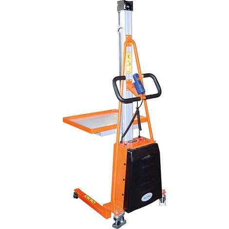 Semi-elektrischer Stapler - Tragfähigkeit 150kg - Hubhöhe 130 bis 1500mm - E150