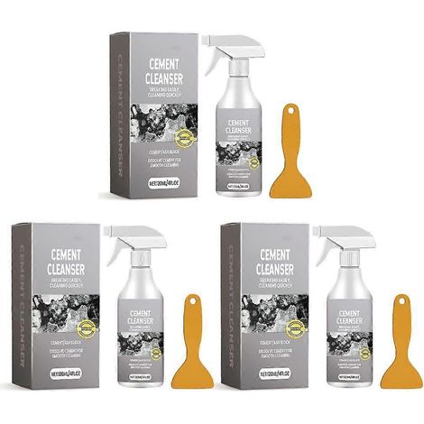 Nettoyant facile à rincer 120 ml pour résidus de ciment : carrelage, murs, sols, baignoires (1/4)