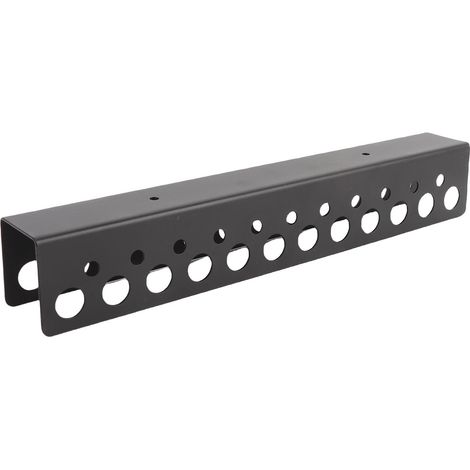 Porte-tournevis mural 32 cm polyvalent acier carbone peinture poudre rangement pinces métal (1/5)