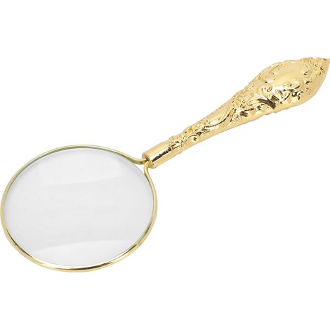 Lente d'ingrandimento 5x da 45 mm con manico in metallo (1/5)