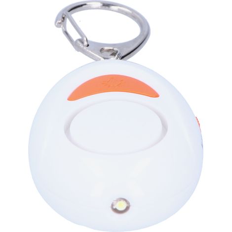 Alarme d'autodéfense portable avec signal sonore de 125 dB et lumière LED, dispositif d'alerte d'urgence pour femmes, enfants et personnes âgées. (1/5)