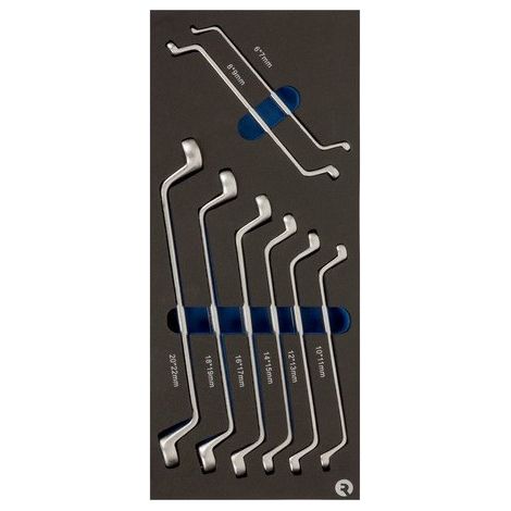 IRIMO - Module mousse 1/3 Clés polygonales doubles contre coudées - 8 pièces