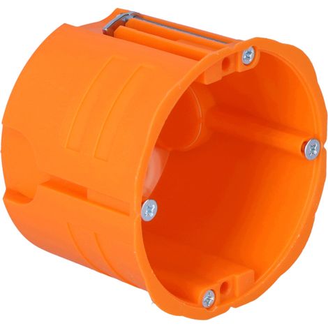Scatola da incasso in gesso, profonda, arancione P 60DF (1/4)