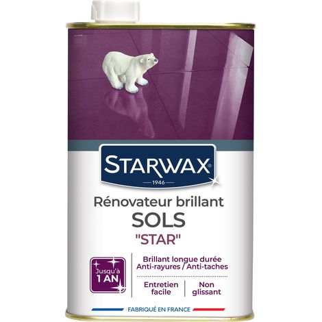 Rénovateur Brillant Star pour sols intérieurs 1L STARWAX
