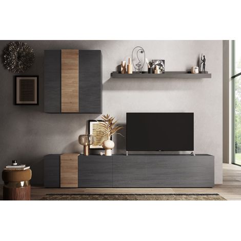 Ensemble meuble TV VENUS Titán/Kadiz 301cm