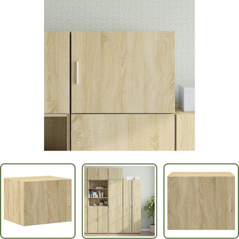 Holzschrank -  Wandschrank Sonoma-Eiche 50x42,5x40 cm Holzwerkstoff (1/5)