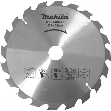 Makita B-04248 TCT lame de scie circulaire 335x30 mm pour bois