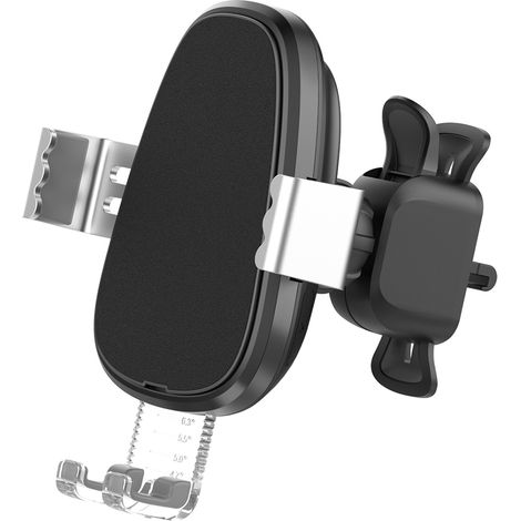 Chargeur sans fil voiture 10W 7.5W 5W avec induction infrarouge automatique, support téléphone pour grille d'aération (1/5)