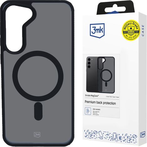 Funda MagCase color humo 3mk para Samsung Galaxy S23 5G