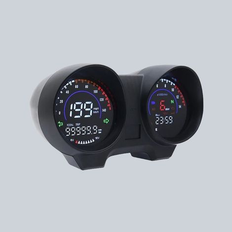 Using the electronic dashboard of the improved 2023 Shepherd II motorcycle, the Brazilian CG TITAN150 Fan150