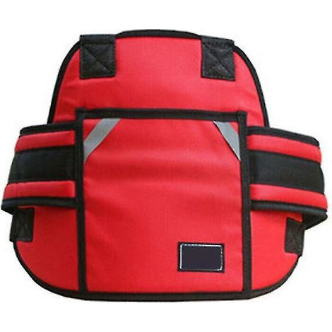 Ceinture de sécurité respirante pour enfants, harnais mignon à motif dessin animé pour moto, rouge (1/5)