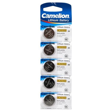 Camelion 59802 - Pack de 5 Pilas de Litio universales (3 V, 170 mAh)