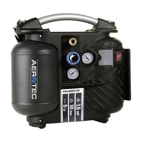 Compressore Aerotec Airliner 5 GO 200l/min 10bar 1,1 kW 230 V,50 Hz 5l (1/5)