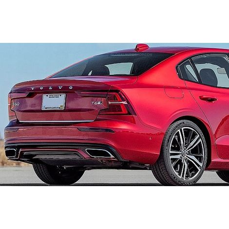 Embellecedor cromado para el portón trasero del Volvo S60 III 2019+ Tuning (1/4)