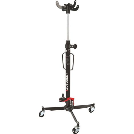 Vérin de fosse tête réversible 600 kg - Roues pivotantes - Hauteur maxi 2000 mm
