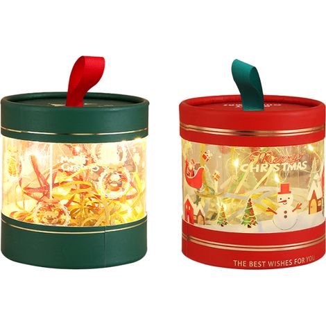 Coffrets cadeaux de Noël, Mon seau de Noël, Boîte à fruits (1/5)