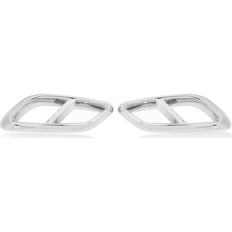 1 paire de silencieux d'échappement extérieurs de voiture, embout de sortie, garniture de remplacement gauche droite pour Benz Classe CLE Coupé C236 AMG-Line Argent (1/5)