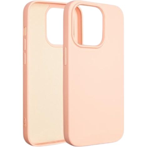 Custodia in silicone Beline per iPhone 14 Pro 6.1, colore oro rosa. (1/5)