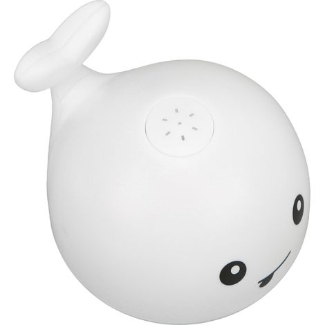 Jouet de Baleine Flottante pour le Bain avec Jet d'Eau et Éclairage LED, Induction Sans Contact, Étanche et Sécuritaire (1/5)
