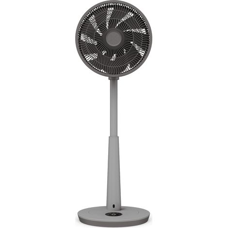 Ventilateur sur pied silencieux DUUX Whisper 3 Gris, Puissant, 26 Vitesses, Télécommande