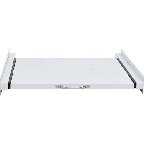 vidaXL Kit de apilamiento para lavadora con estante extraíble (1/2)