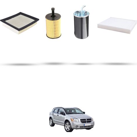 Kit tagliando 4 filtri compatibile con Dodge Caliber 2.0 Crd 88kw dal 2006 (1/5)