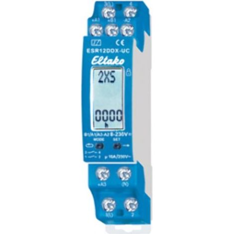 Eltako ESR12DDX-UC Digital relay switch 1+1 16A