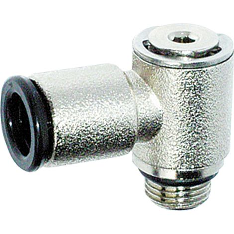 Riegler Winkelschwenkverschraubung »value line«, G 1/4 a., MS vern. Ã˜6mm (1/3)
