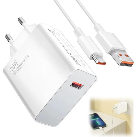 120-W-Schnellladegerät für Xiaomi 14T Pro/13T Pro/11T Pro, USB-C-Ladegerät für Redmi Note 14 Pro 5G, Xiaomi POCO F7 Ultra F6, Redmi Turbo 4 3, Realme Ladegerät (1/5)