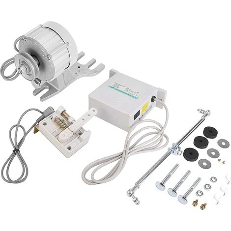 Servomoteur,750W 7N.M Max Torsion 04000Rpm Moteur de Machine à Coudre économie D'énergie Réglable Servomoteur Silencieux Sans Balai Avec Arrêt D'aiguille Automatique pour Ménages Industriels(220V EU) (1/5)