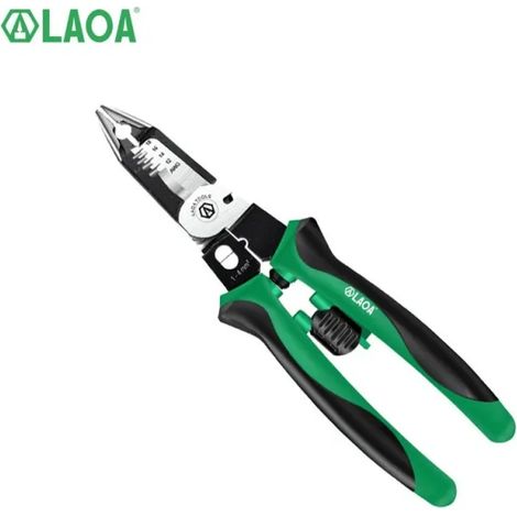 LAOA – Pince pour installations électriques, pince d'électricien multifonctionnelle, pince à Long nez, dénudeur de fil, coupe-cable, outils manuels (1/5)