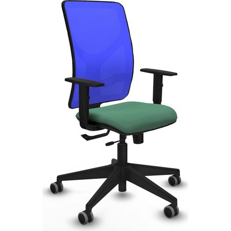 Silla de oficina piqueras y crespo Motilla azul espuma alta densidad (1/2)