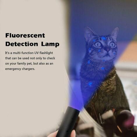 Lampe Uv 365nm - Lampe De Detection De Fluorescence - Pour Test Champignon Teigne Et Materiaux - 1 Unite